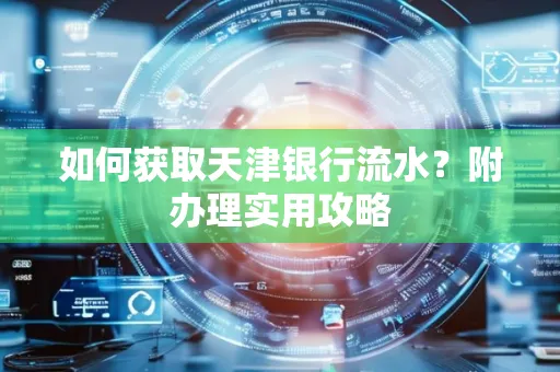 如何获取天津银行流水？附办理实用攻略