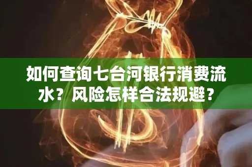 如何查询七台河银行消费流水？风险怎样合法规避？