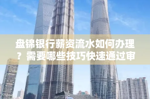 盘锦银行薪资流水如何办理？需要哪些技巧快速通过审核？